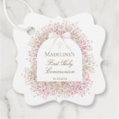 First Communion girl Geschenkanhänger (Vorderseite)