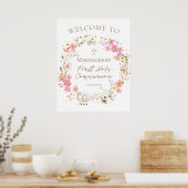 First Communion girl welcome Poster (Küche)