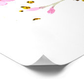 First Communion girl welcome Poster (Ecke)