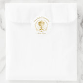 First Communion Gold Chalice Laurel Wreath Sticker (Tasche)
