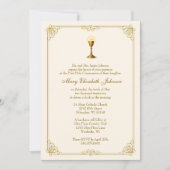 First Communion Invitation Anima Christi Einladung (Vorderseite)