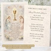 First Communion Invitation Anima Christi Einladung