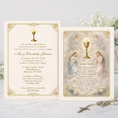 First Communion Invitation Anima Christi Einladung