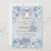 First Communion Invitation Boy Einladung (Vorderseite)