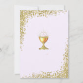 First Communion Invite Purple Einladung (Vorderseite)