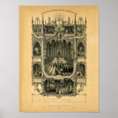 First Communion Personal Memorial (tan) Poster (Vorne)