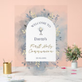 First Communion welcome Acrylic Sign Acrylschild (Hochzeit)