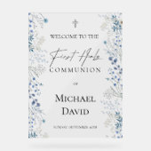 First Communion welcome Acrylschild (Vorderseite)