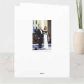 First Couple Donald und Melania Trump Karte (Rückseite)