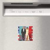 First Couple President Trump First Lady Melania Magnet (In Situ (Geschirrspüler))