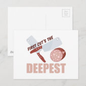 First Cut Deepest Postkarte (Vorne/Hinten)