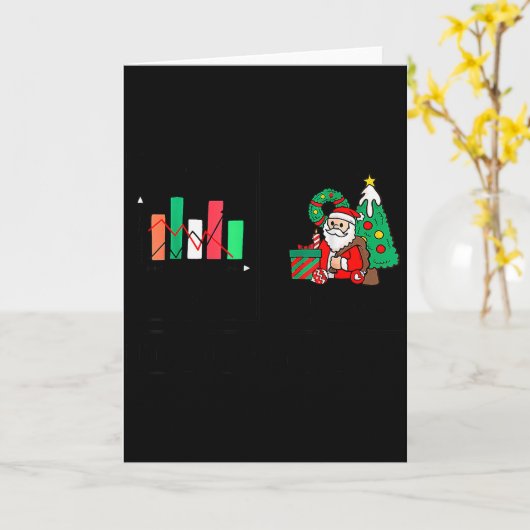 First Data Then Christmas I'm Earning A Break Sped Karte (Gelbe Blume)