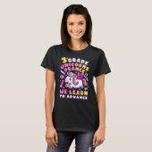 First Day of 3rd Grade, Back To School, Girl, Unic T-Shirt (Vorne ganz)