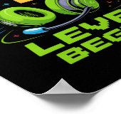 First Day Of 3rd Grade Level Begins Shirt Gamer Bo Poster (Ecke)