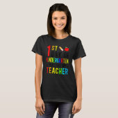 First Day Of Kindergarten Pray For My Teacher Back T-Shirt (Vorne ganz)