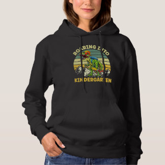 First Day Of Kindergarten Roaring Kindergarten Boy Hoodie
