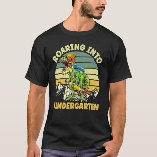 First Day Of Kindergarten Roaring Kindergarten Boy T-Shirt