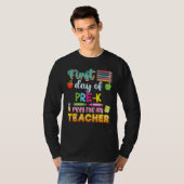 First Day Of Pre K Pray For My Teacher Kid Student T-Shirt (Vorne ganz)