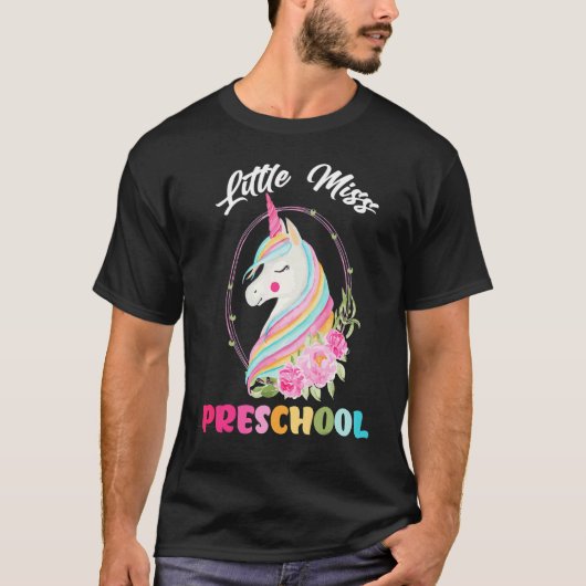 First Day Of Preschool Back To School Miss Prek Gi T-Shirt (Vorderseite)