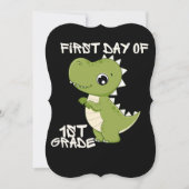 first day of school, first day of first grade einladung (Vorderseite)