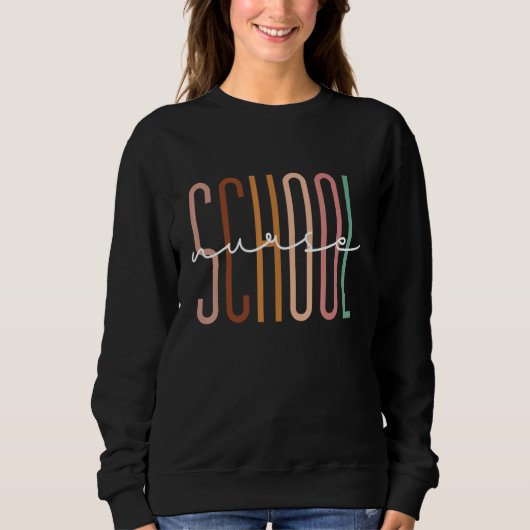 First Day Of School Nurse Back To School Nursing N Sweatshirt (Vorderseite)