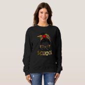 First Day Of School Paraprofessional Life Leopard  Sweatshirt (Vorne ganz)
