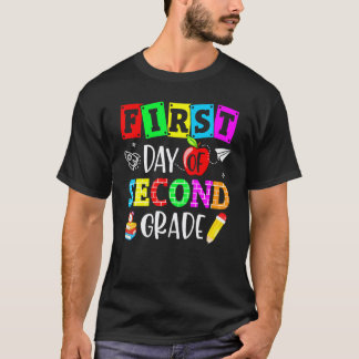 First Day Of School Second Grade Teacher T-Shirt