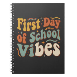 First Day of School Vibes Back to School Gift Notizblock