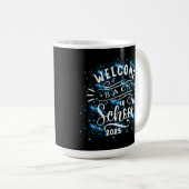 FIRST DAY OF SCHOOL WELCOME BACK TO SCHOOL 2025 KAFFEETASSE (VorderseiteRechts)