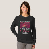 First Downs zu Touchdowns So dreht sich meine Welt T-Shirt (Vorne ganz)