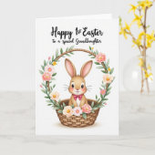 First Easter Granddaughter Card Karte (Gelbe Blume)