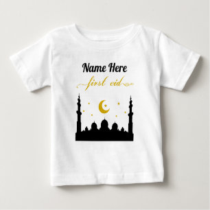 First Eid Individuelle Name Baby T-shirt