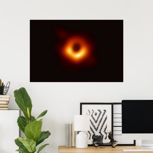 First Ever Image of a Black Hole 8K Resolution Poster (Heimbüro)