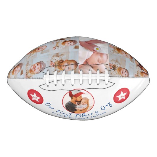 First Father’s Day Football Keepsake (Vorderseite)