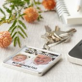 First Fathers Day Foto Best Grandad Ever Schlüsselanhänger (Seite)