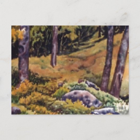 "First Fields #2" - Postkarte für Landstraßen (Vorderseite)