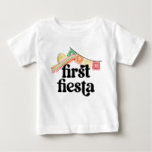 First Fiesta Birthday T - Shirt (Vorderseite)