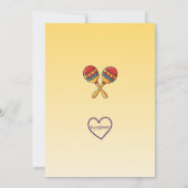 First Fiesta, Taco 'Bout One, 1st Birthday Einladung (Rückseite)