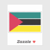 First flag of Mozambique (1974-1975) Aufkleber (Blatt)