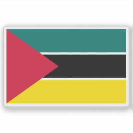 First flag of Mozambique (1974-1975) Aufkleber