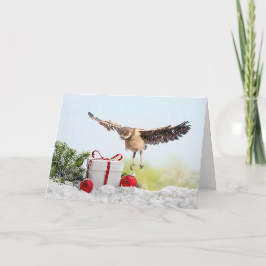 First Flight - 12x18 Holiday Card Dankeskarte (Vorderseite)