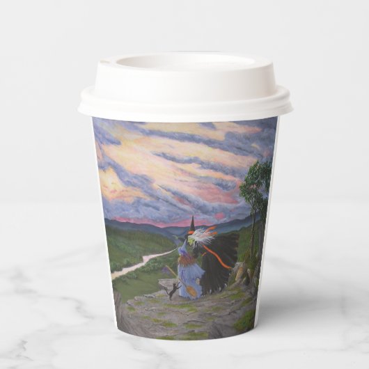 "First Flight!" Pappbecher (Rückseite)