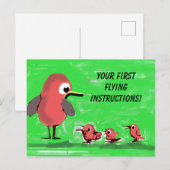 First Flying Instructions Postkarte (Vorne/Hinten)