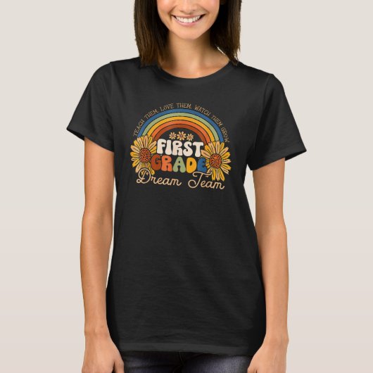 First Grade Dream Team Back To School 1st Grade Te T-Shirt (Vorderseite)
