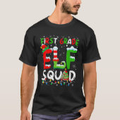 First Grade ELF Squad Funny Christmas ELF Student  T-Shirt (Vorderseite)