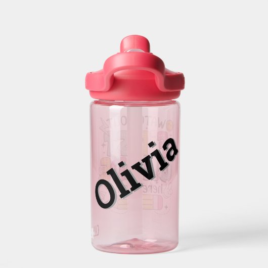 First Grade Flair: Ready to Shine! Trinkflasche (Rückseite)