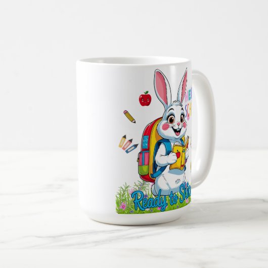 First Grade Fuel – Ready to Shine! Kaffeetasse (VorderseiteRechts)