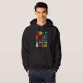 First Grade Let The Adventure Begin Back To School Hoodie (Vorne ganz)