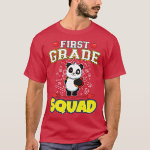 First Grade Squad Funny Elementary School T-Shirt
