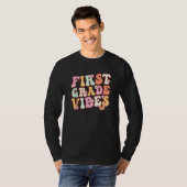 First Grade Vibes Hello Team 1st Grade Teacher Kid T-Shirt (Vorne ganz)